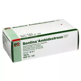 SENTINA Ambidextrous Unters.Hands.pulverfri str. S, 100 stk