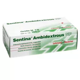 SENTINA Ambidextrous Unters.Hands.pulverfri str. M, 100 stk
