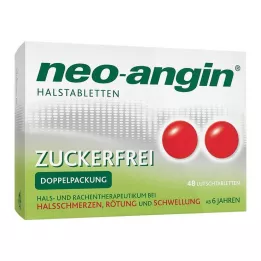 NEO-ANGIN Sukkerfri halspastiller, 48 stk