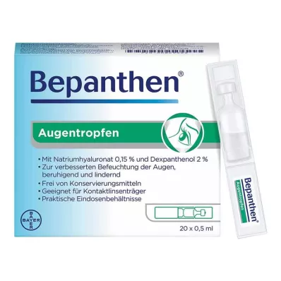 BEPANTHEN Øjendråber, 20X0,5 ml