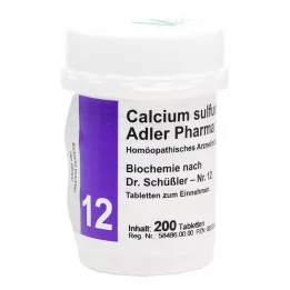 BIOCHEMIE Adler 12 Calcium sulfuricum D 6 tabletter, 200 stk