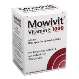 MOWIVIT Vitamin E 1000 kapsler, 50 stk