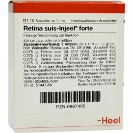 RETINA SUIS Injeel forte ampuller, 10 stk