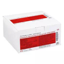 ISOTONISCHE NaCl-opløsning 0,9 % Eifelfango Inj.-Lsg., 100X2 ml