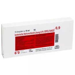 ISOTONISCHE NaCl-opløsning 0,9 % Eifelfango Inj.-Lsg., 10X10 ml