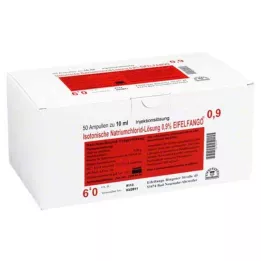ISOTONISCHE NaCl-opløsning 0,9% Eifelfango Inj.-Lsg., 50X10 ml