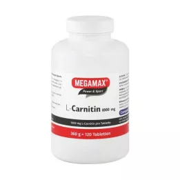 MEGAMAX L-Carnitin 1000 mg tabletter, 120 stk
