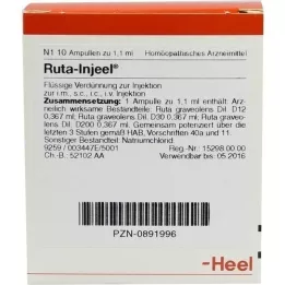 RUTA INJEEL Ampuller, 10 stk
