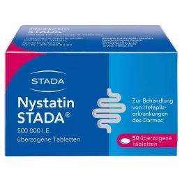NYSTATIN STADA 500.000 IE overtrukne tabletter, 50 stk