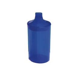 Drikkekop med 2 låg blå, 1 stk