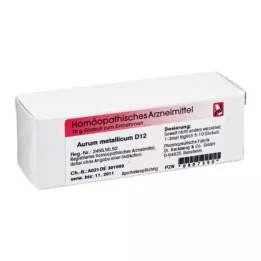 AURUM METALLICUM D 12 kugler, 10 g