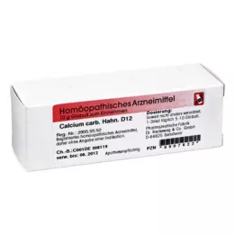 CALCIUM CARBONICUM Hahnemanni D 12 kugler, 10 g