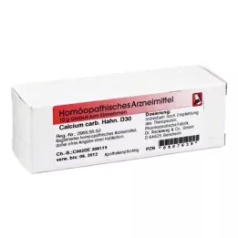 CALCIUM CARBONICUM Hahnemanni D 30 kugler, 10 g