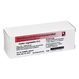 CARBO VEGETABILIS D 12 kugler, 10 g