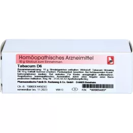 TABACUM D 6 kugler, 10 g