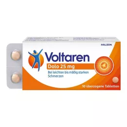 VOLTAREN Dolo 25 mg overtrukne tabletter, 10 stk