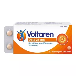 VOLTAREN Dolo 25 mg overtrukne tabletter, 20 stk