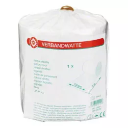 VERBANDWATTE rullet 10 cmx2 m, 1 stk