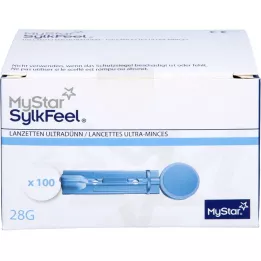 MYSTAR SylkFeel lancetter 28 G, 100 stk