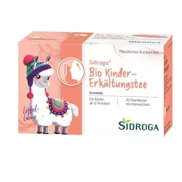 SIDROGA Økologiske børns kolde tefilterposer, 20X1,5 g