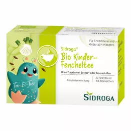 SIDROGA Økologiske børne-fennikel te-filterposer, 20X2,0 g
