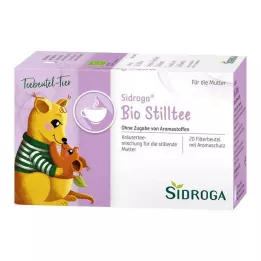 SIDROGA Økologiske te-filterposer til amme, 20X1,5 g