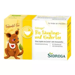 SIDROGA Økologiske tefilterposer til spædbørn og børn, 20X1,3 g