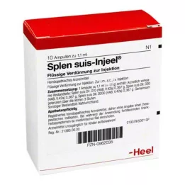 SPLEN suis Injeel ampuller, 10 stk