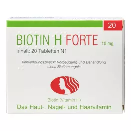BIOTIN H forte tabletter, 20 stk