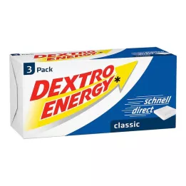 DEXTRO ENERGEN klassiske terninger, 3 stykker
