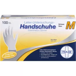 HANDSCHUHE Engangs latexpulverfri M, 100 stk