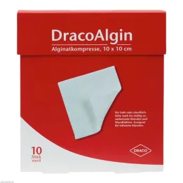Dracoalgin 10x10cm Alginate K, 10 stk