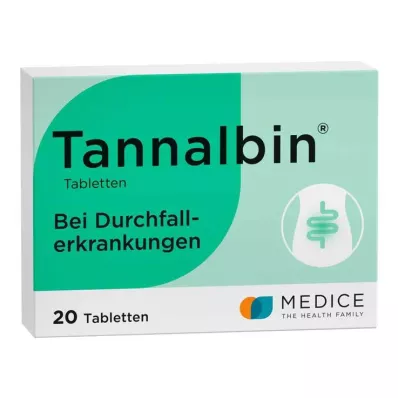 TANNALBIN Tabletter, 20 stk