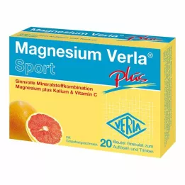 MAGNESIUM VERLA plus granulat, 20 stk