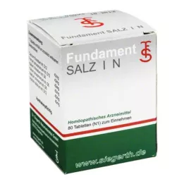 FUNDAMENT-Salt I N tabletter, 80 stk