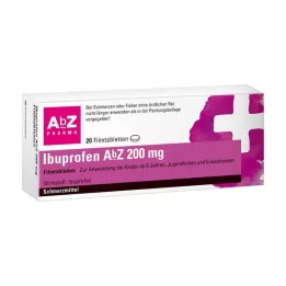 IBUPROFEN AbZ 200 mg filmovertrukne tabletter, 20 stk