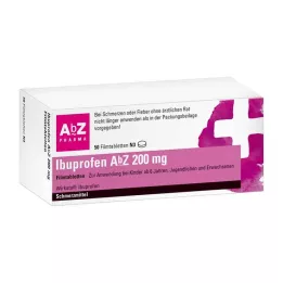 IBUPROFEN AbZ 200 mg filmovertrukne tabletter, 50 stk