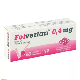 FOLVERLAN 0,4 mg tabletter, 50 stk