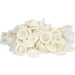 LATEXFINGERLINGE pulverfri størrelse M, 100 stk