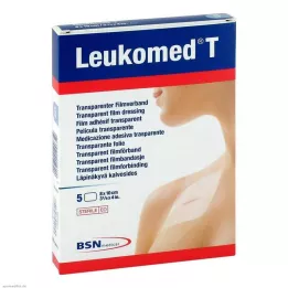 LEUKOMED transparent steril gips 8x10 cm, 5 stk