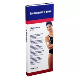 LEUKOMED transp.plus sterilplaster 10x30 cm, 5 stk