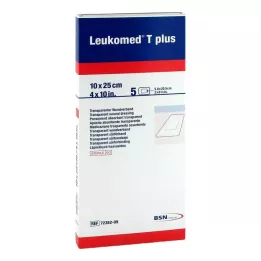 LEUKOMED transp.plus sterilplaster 10x25 cm, 5 stk