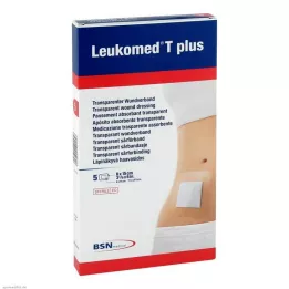 LEUKOMED transp.plus sterilplaster 8x15 cm, 5 stk