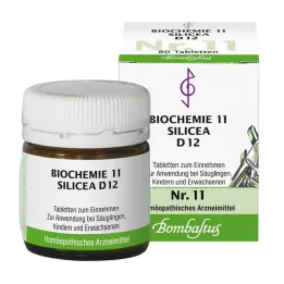 BIOCHEMIE 11 Silicea D 12 tabletter, 80 stk