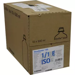 STEROFUNDIN ISO Ecoflac Plus infusionsopløsning, 10X500 ml