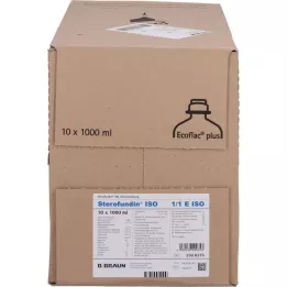 STEROFUNDIN ISO Ecoflac Plus infusionsopløsning, 10X1000 ml