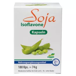 SOJA ISOFLAVONE Kapsler, 180 stk