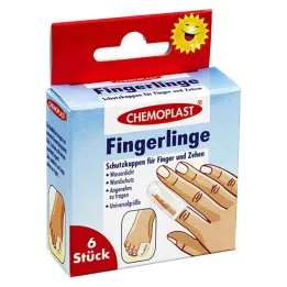 Fingersenge beskyttelseshætter til fingre og tæer, 6 stk