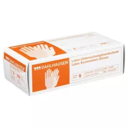 HANDSCHUHE Latex upulveriseret størrelse S, 100 stk