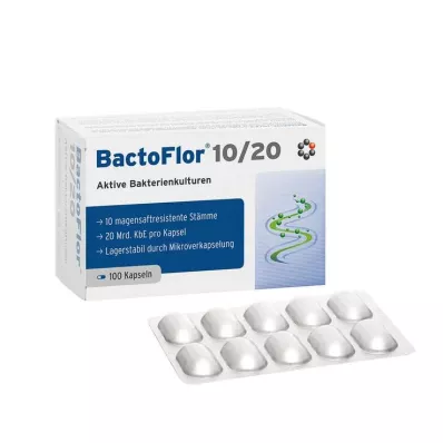 BACTOFLOR 10/20 kapsler, 100 stk